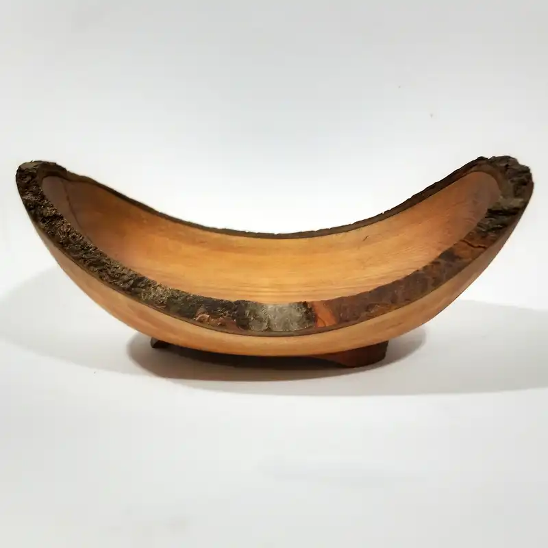 کاسه چوبی مدل کشکول کد 105