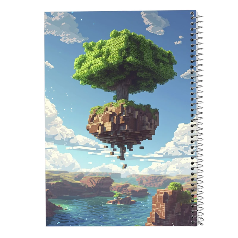 دفتر ژورنال نویسی 50 برگ مدوپد مدل نقطه ای طرح ماینکرفت minecraft کد DF14023
