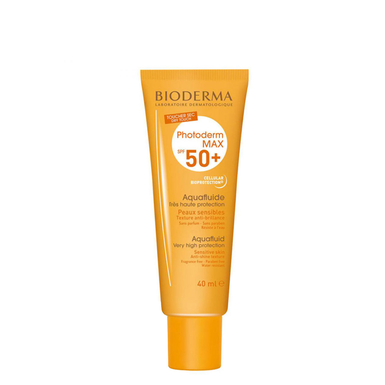 فلوئید ضد آفتاب رنگی بایودرما مدل Photoderm Max +SPF50 حجم 40 میلی لیتر