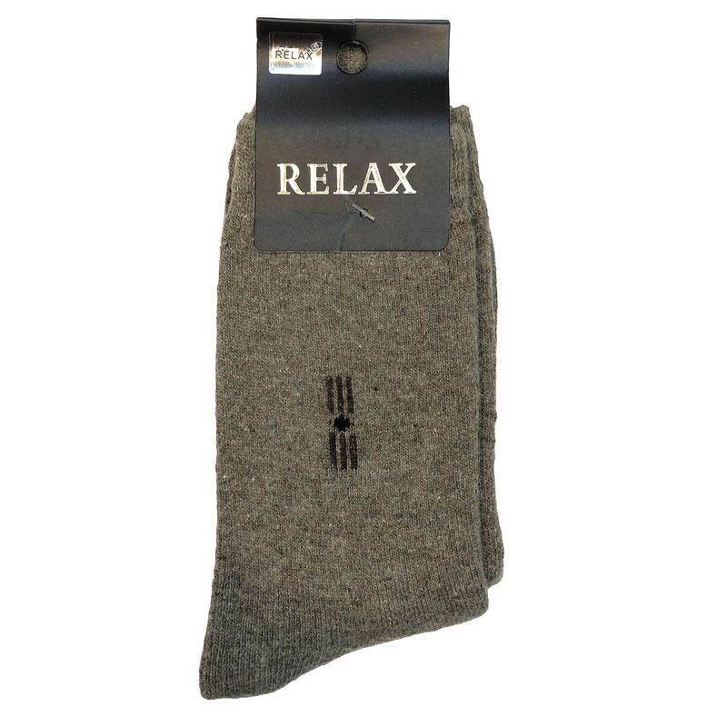 جوراب مردانه ریلکس مدل پشمی حوله ای
