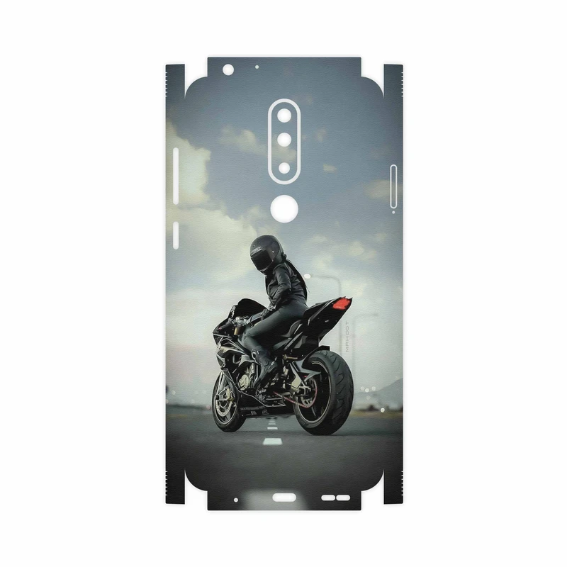 برچسب پوششی ماهوت مدل Motorcycling-FullSkin مناسب برای گوشی موبایل نوکیا 5.1 Plus