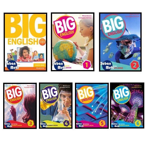 کتاب Big English اثر جمعی از نویسندگان انتشارات زبان مهر 7جلدی