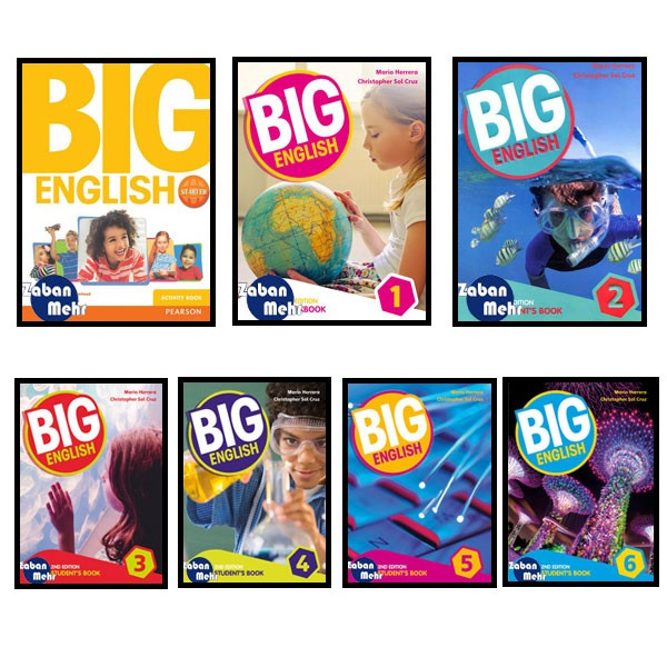 کتاب Big English اثر جمعی از نویسندگان انتشارات زبان مهر 7جلدی