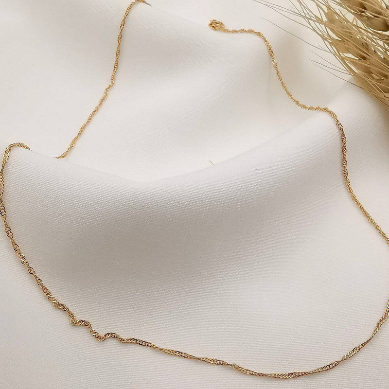 زنجیر زنانه ژوپینگ مدل ونیزی ظریف کد xp1825