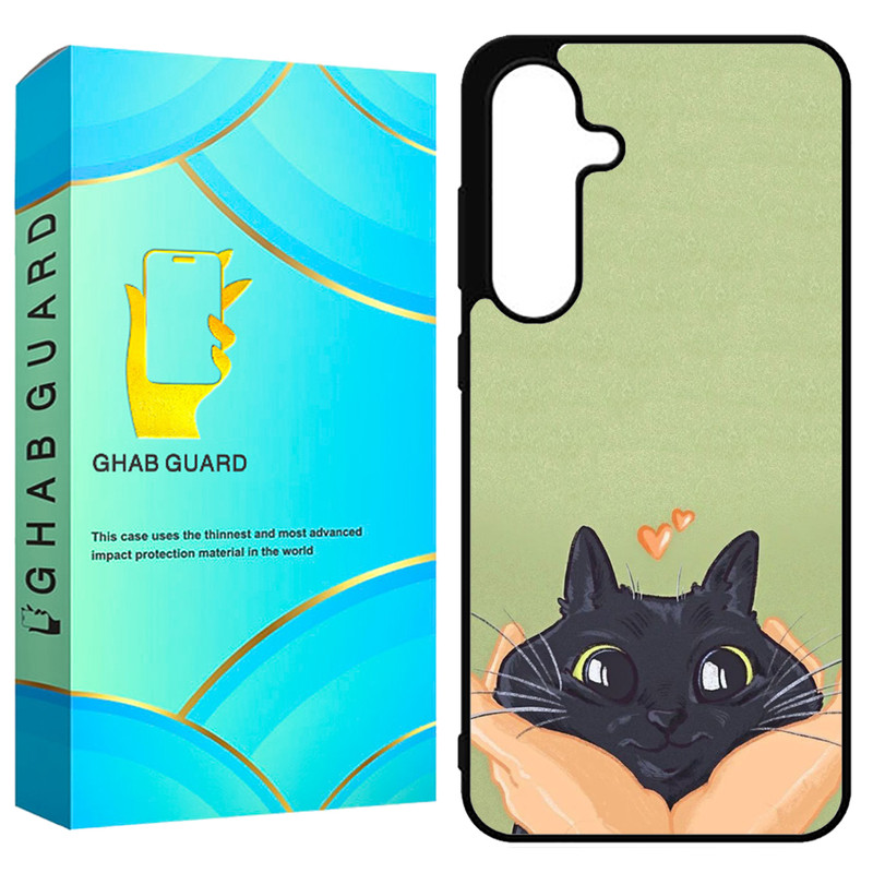 کاور قاب گارد طرح گربه مدل GS25FE مناسب برای گوشی موبایل سامسونگ Galaxy S25 FE 