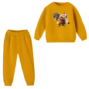 ست سویشرت و شلوار مدل عصر یخبندان کد ۸ رنگ زرد