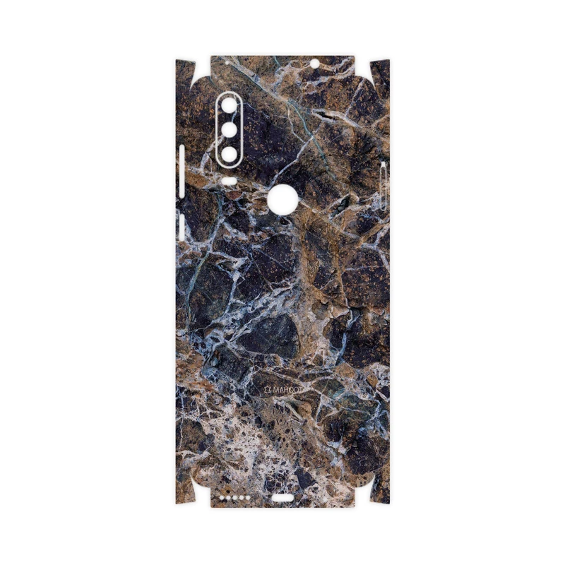 برچسب پوششی ماهوت مدل Earth-White-Marble-FullSkin مناسب برای گوشی موبایل موتورولا One Action