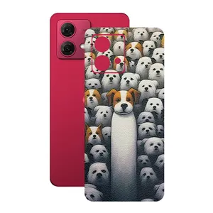 Remax cover sticker Leth model dog design suitable for Motorola Moto G84 mobile phone