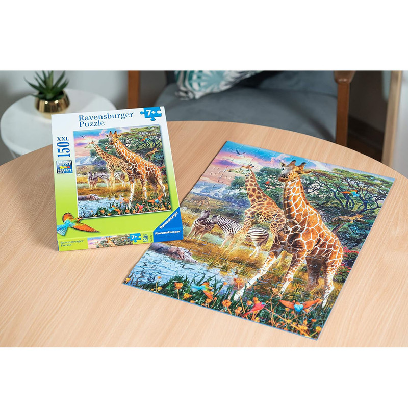 پازل 150 تکه راونزبرگر مدل Colourful Savannah کد 12943