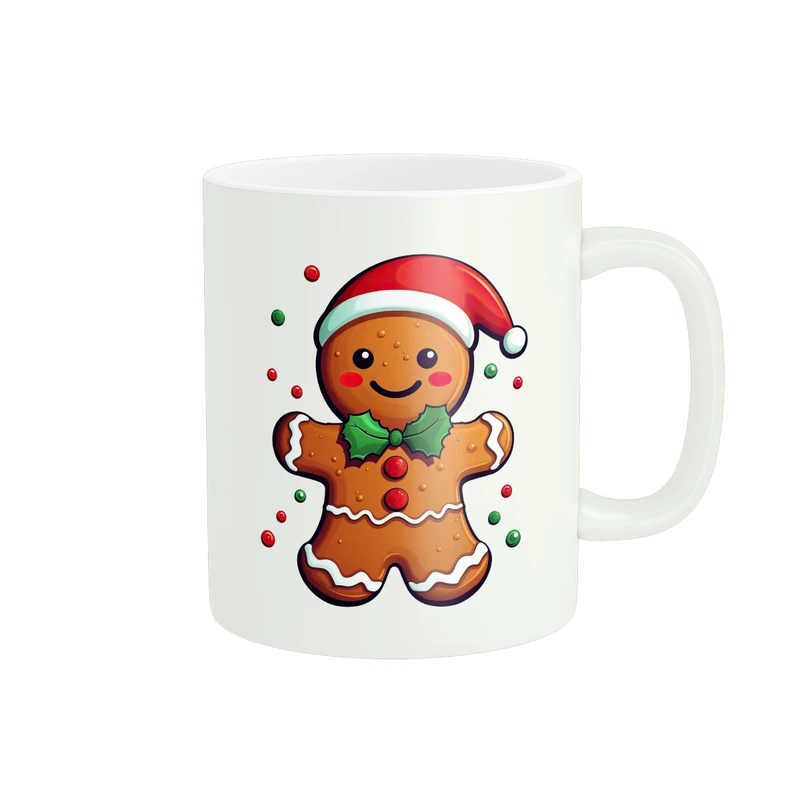 ماگ پادآفرین مدل کریسمس طرح کوکی بیسکویت کد PM884