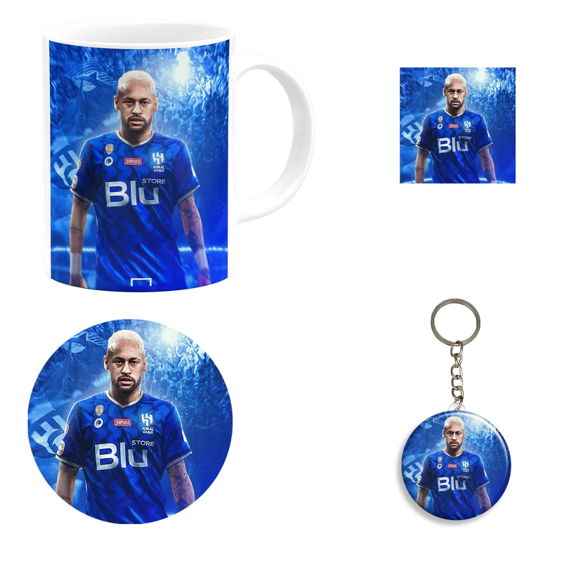 ست هدیه ماگ مدل نیمار طرح Neymar کد B2