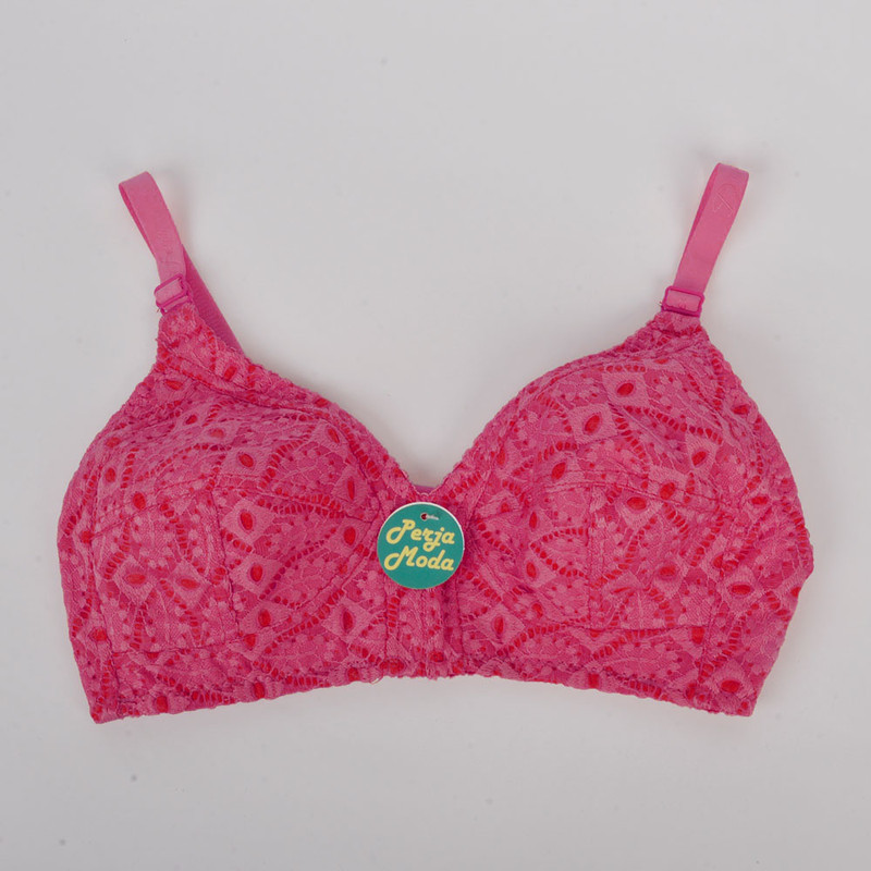 سوتین زنانه پرجامدا مدل 340019336 رنگ سرخابی