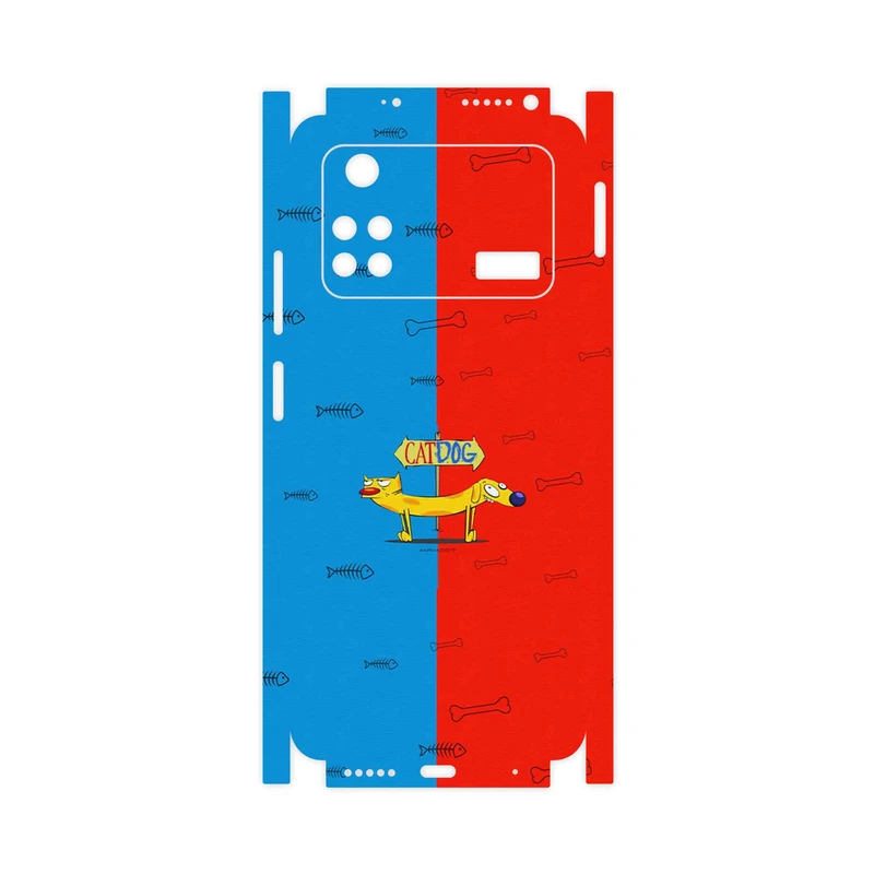 برچسب پوششی ماهوت مدل CatDog-FullSkin مناسب برای گوشی موبایل شیائومی Poco M4 Pro 4G