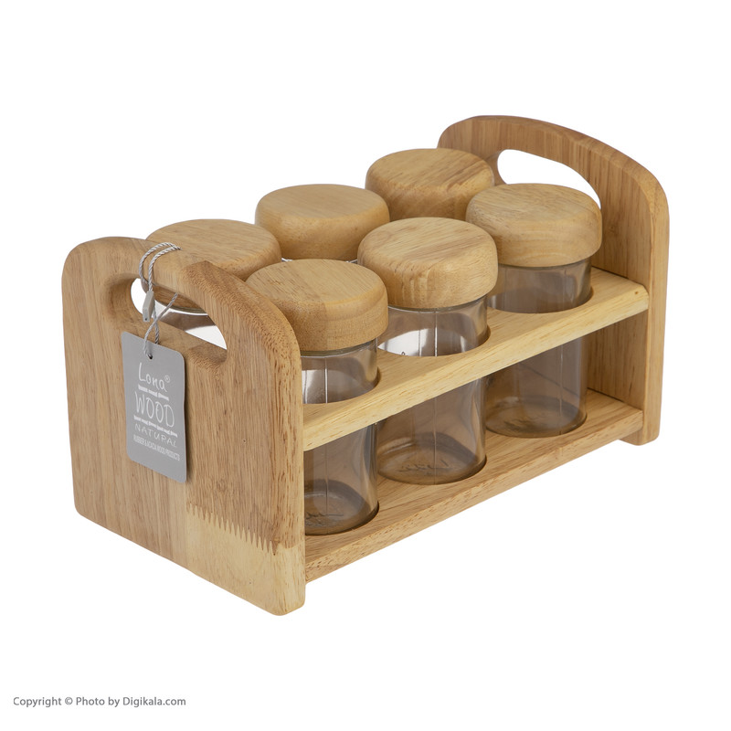 ست جای ادویه 7 پارچه  لوناوود مدل NATURE کد 99068