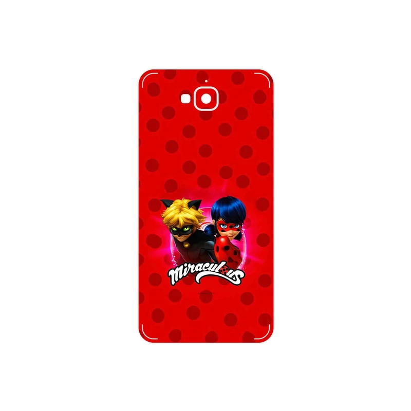 برچسب پوششی ماهوت مدل Ladybug and Cat Noir مناسب برای گوشی موبایل هوآوی Y6 Pro