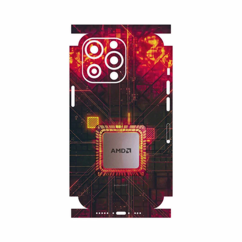 برچسب پوششی ماهوت مدل AMD-Brand-FullSkin مناسب برای گوشی موبایل اپل iphone 13 Pro