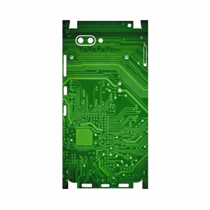 برچسب پوششی ماهوت مدل Green Printed Circuit Board-FullSkin مناسب برای گوشی موبایل بلک بری Key 2