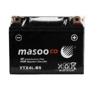 باتری موتورسیکلت ماسوکو  مدل YTX4L-BS 