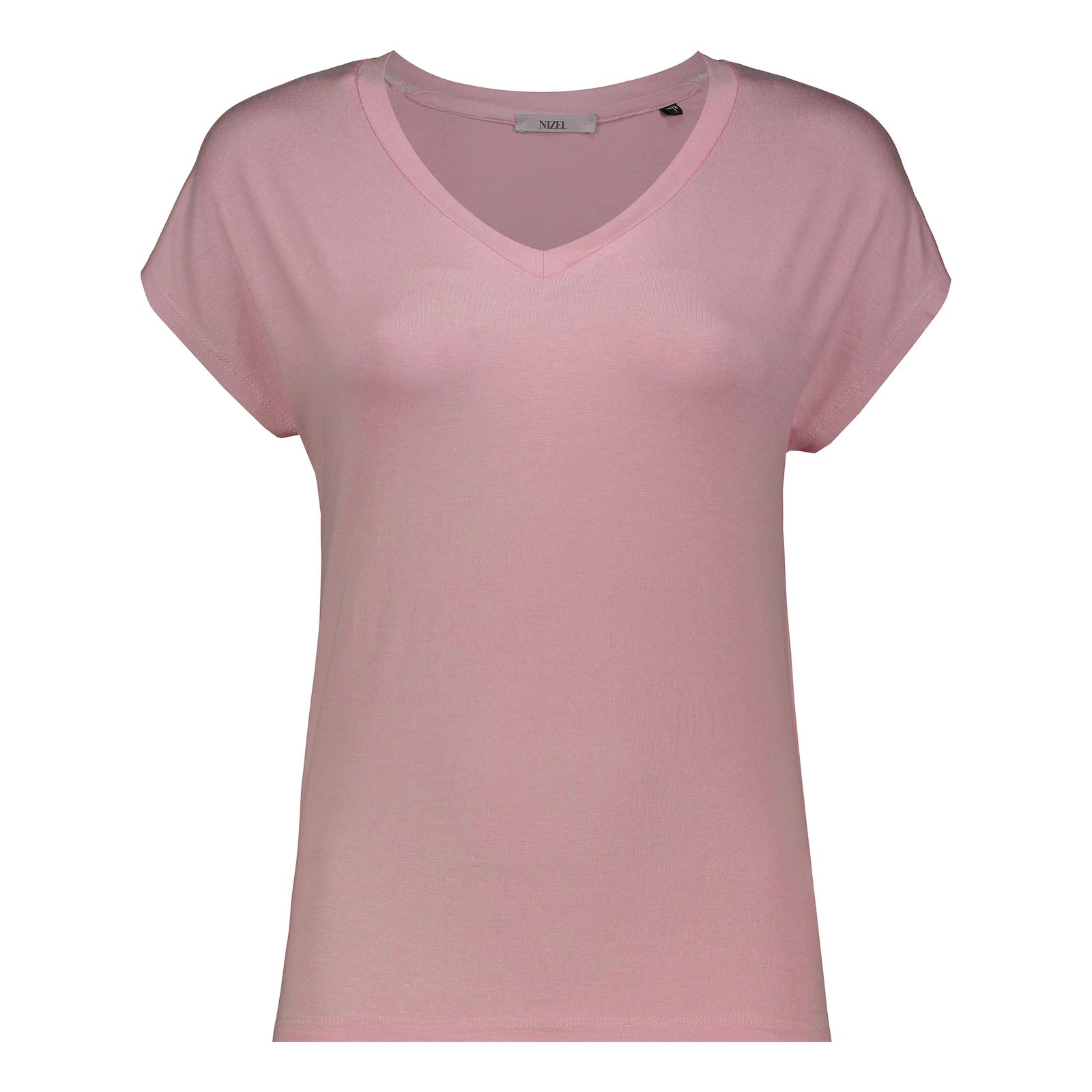 تی شرت آستین کوتاه زنانه نیزل مدل 0124-055 رنگ کالباسی -  - 1