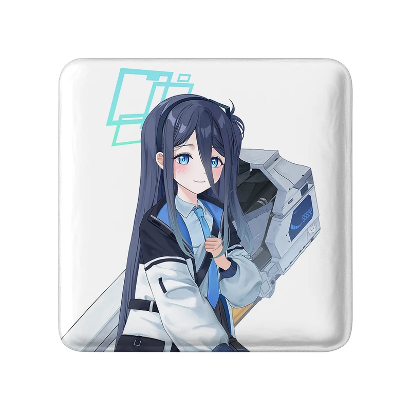 مگنت خندالو طرح بازی آرشیو آبی (Blue Archive) مدل مربعی کد 34293