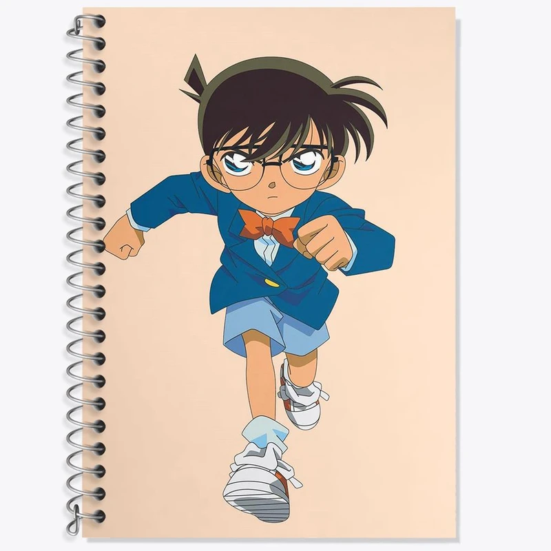 دفتر زبان 50 برگ خندالو مدل سه خط طرح کونان ادوگاوا انیمه کارآگاه کونان کد 27551