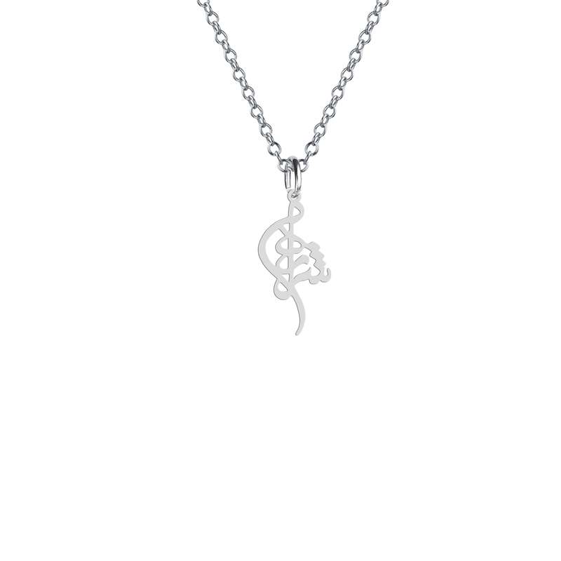 گردنبند نقره زنانه هایکا مدل شراره کد n.ha2-275