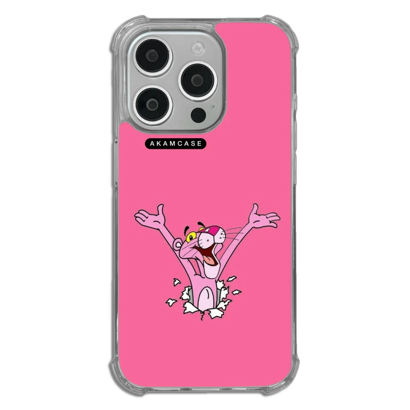 کاور آکام مدل AMC-WTA15PRO-PINK PANTHER5 مناسب برای گوشی موبایل اپل iPhone 15 Pro