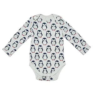 بادی آستین بلند نوزادی مدل 890