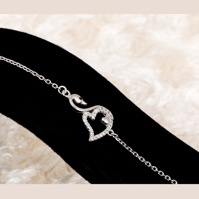 دستبند نقره زنانه مدل GTA-660