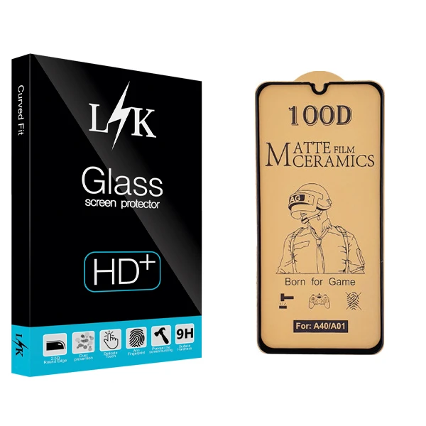 محافظ صفحه نمایش سرامیکی ال کی مدل +HD مناسب برای گوشی موبایل سامسونگ Galaxy A40