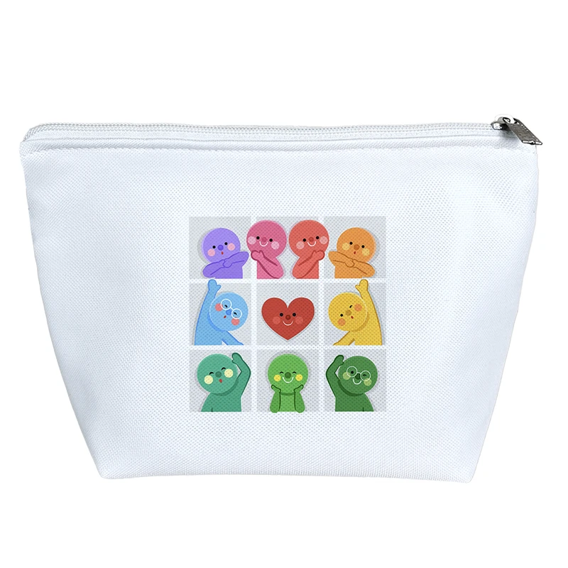 کیف لوازم آرایش دخترانه خندالو مدل شکلک های بامزه کد 10224