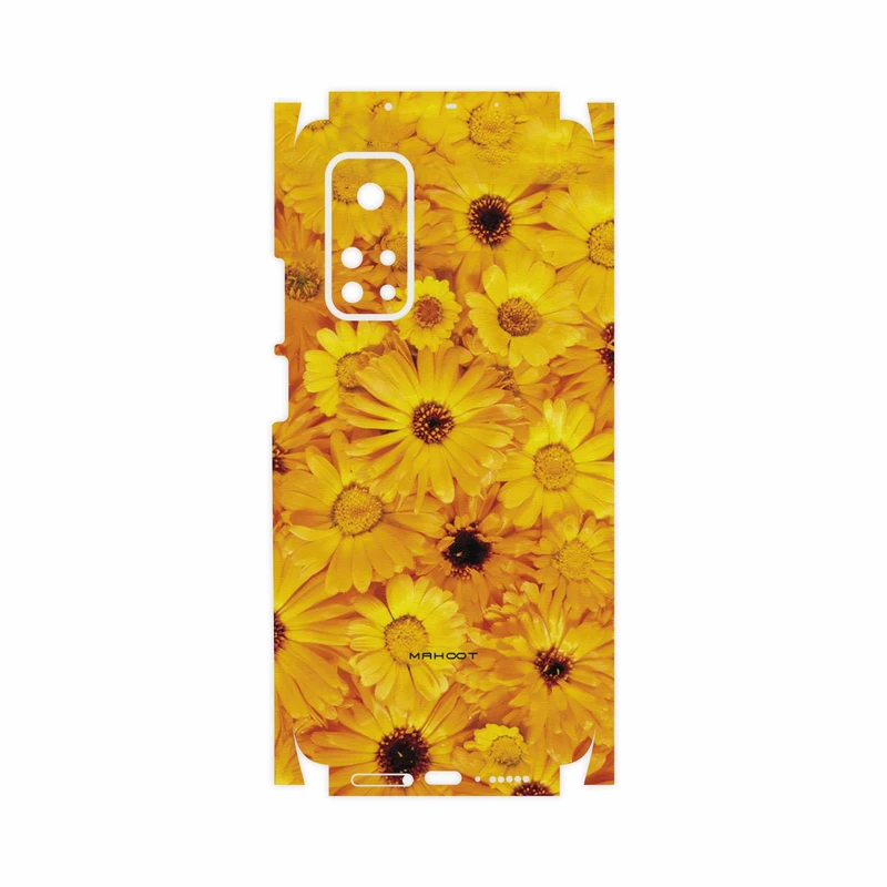 برچسب پوششی ماهوت مدل Yellow-Flower-FullSkin مناسب برای گوشی موبایل شیائومی Mi 10T Pro 5G