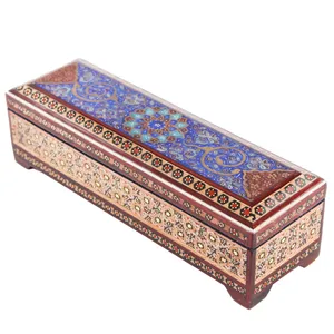 جعبه جواهرات خاتم کاری طرح تذهیب کد 306030
