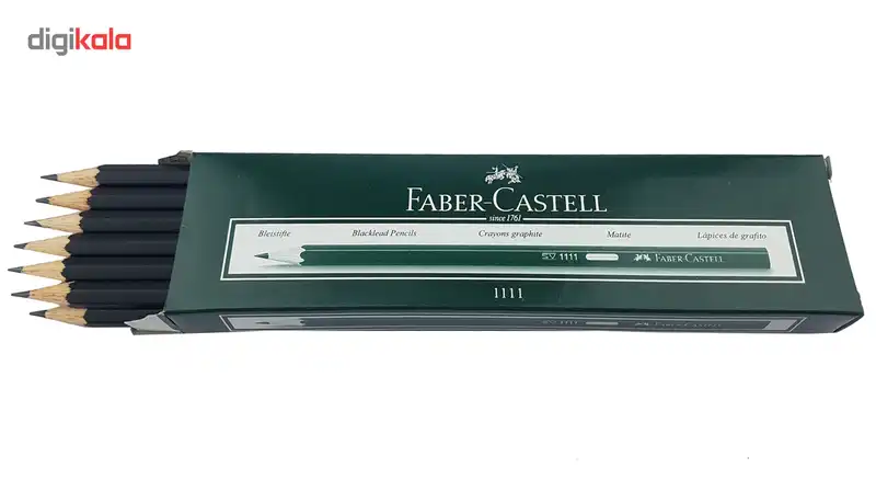 مداد مشکی فابر کاستل کد 111100 بسته 24 عددی