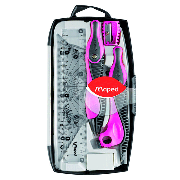 پرگار گرافیک 360 درجه 9 تکه Maped مدل Kidz کد 519119 پرگار گرافیک 360 درجه 9 تکه Maped مدل Kidz کد 519119