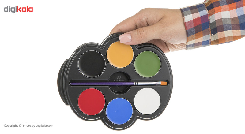 آبرنگ گریم صورت آموس مدل Color Fiesta CF3P6-C بسته 6 رنگ آبرنگ گریم صورت آموس مدل Color Fiesta CF3P6-C بسته 6 رنگ