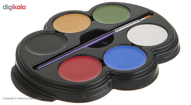 آبرنگ گریم صورت آموس مدل Color Fiesta CF3P6-C بسته 6 رنگ آبرنگ گریم صورت آموس مدل Color Fiesta CF3P6-C بسته 6 رنگ