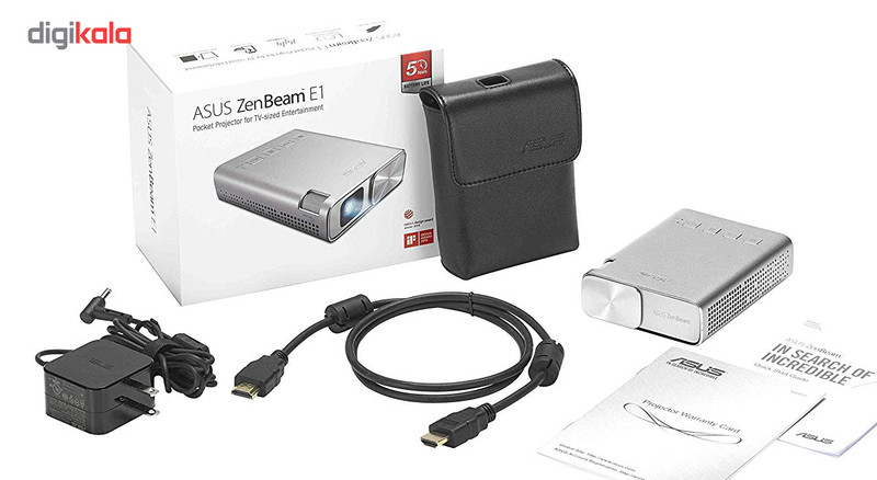 پروژکتور جیبی ایسوس مدل ZenBeam E1 به همراه قلم پاورپویت - پرزنتر مدل PP-932