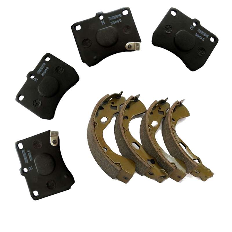 لنت ترمز جلو سوپر چنس کد A1 مناسب برای پراید به همراه لنت ترمز عقب