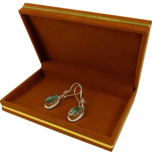 گوشواره نقره تاج گوهر مدل فیروزه کد TG616