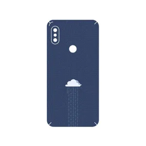 MAHOOT Minimal Data Cloud Cover Sticker for Xiaomi Redmi Note 6 Pro