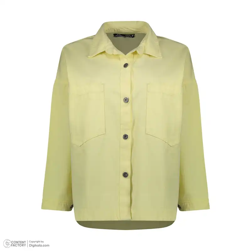 کت زنانه مون سا مدل 362 رنگ لیمویی