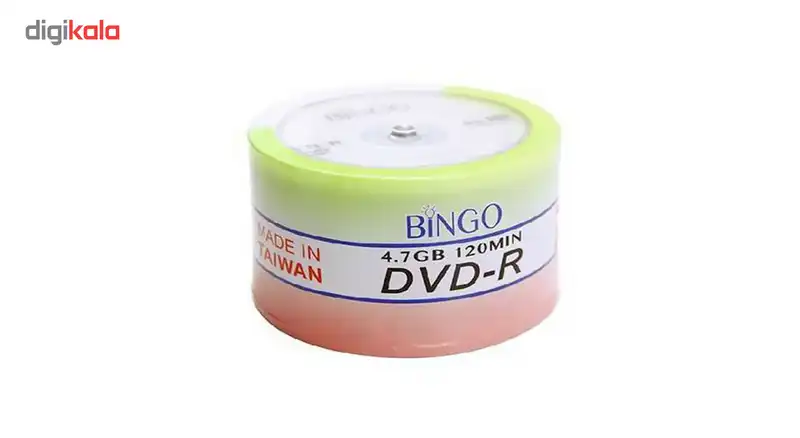 دی وی دی خام بینگو بسته ۵۰ عددی