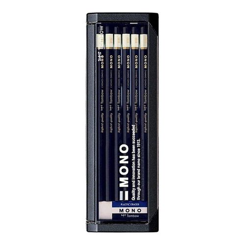 مداد مشکی تومبو مدل Mono HB بسته 12 عددی