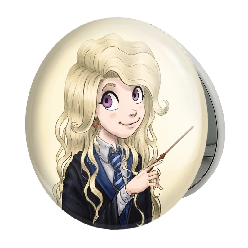 آینه جیبی خندالو طرح لونا لاوگود هری پاتر Harry Potter مدل تاشو کد 19370 