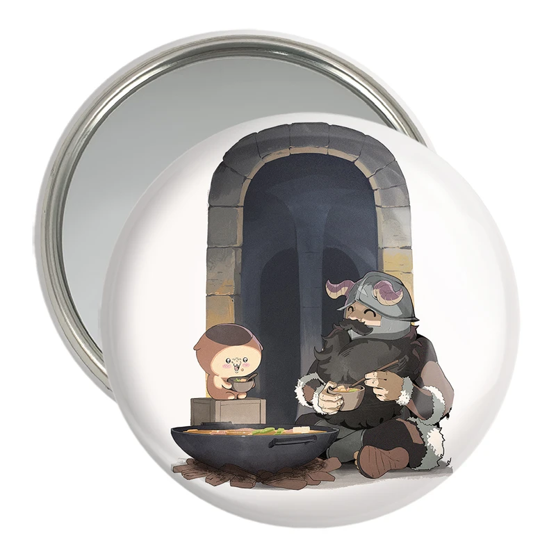 آینه جیبی خندالو مدل سنشی انیمه خوشمزه در سیاه چال کد 35906