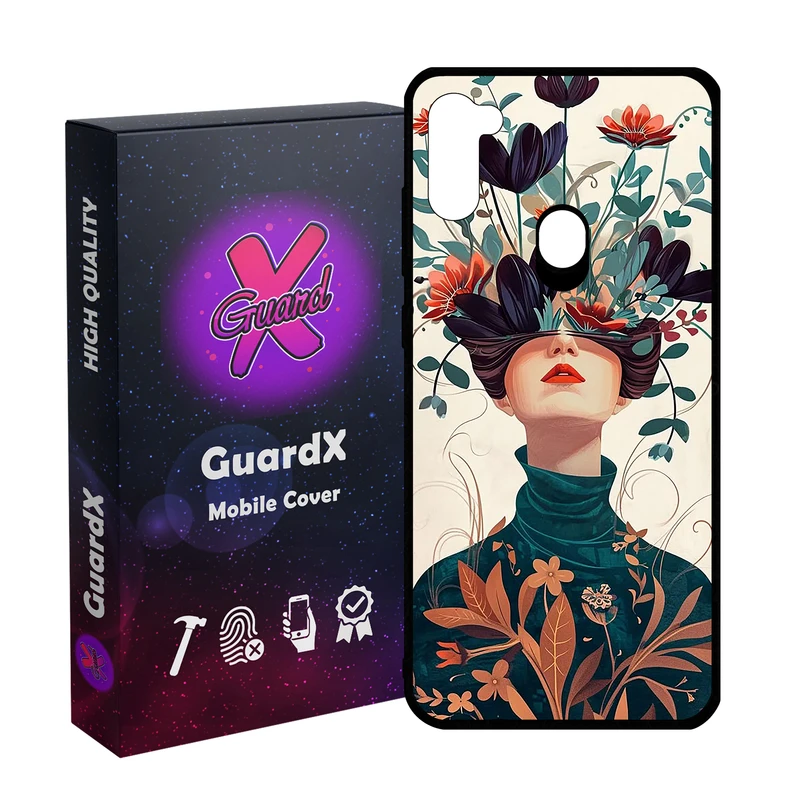 کاور گارد ایکس طرح دخترانه مدل  Glass10779 مناسب برای گوشی موبایل سامسونگ Galaxy A11/M11