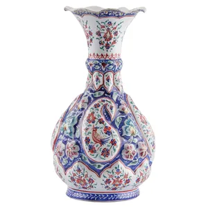 گلدان مسی میناکاری اثر امینی نژاد کد 306014