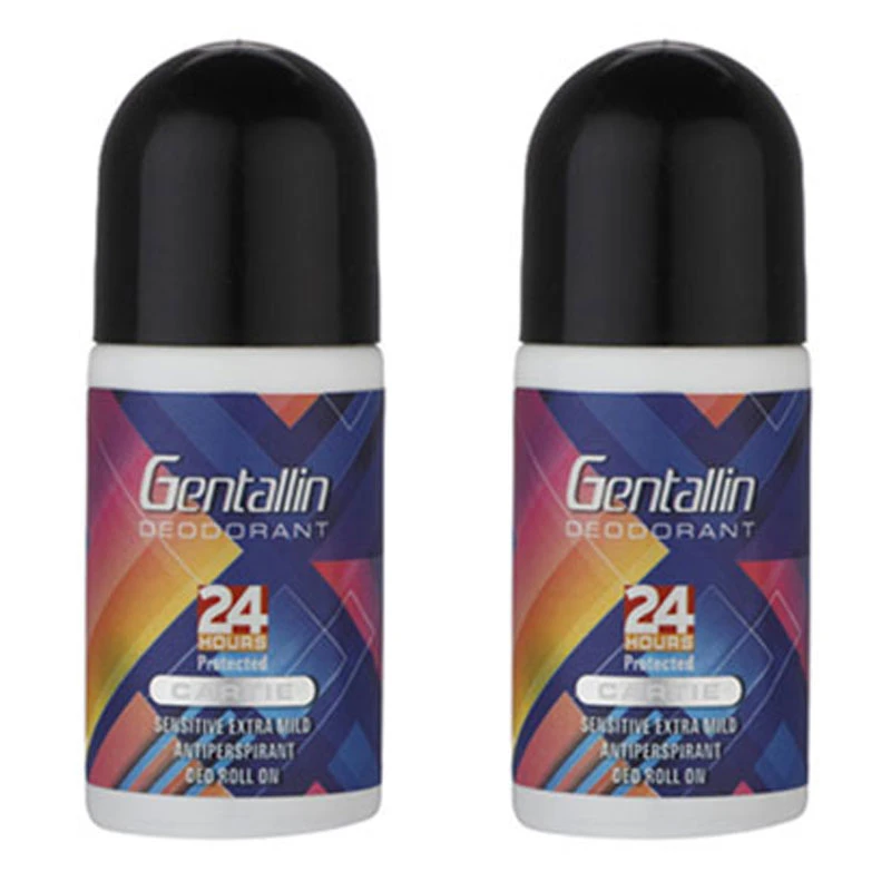 رول ضد تعریق جنتالین مدل Cartie  حجم 70 میلی لیتر بسته 2 عددی