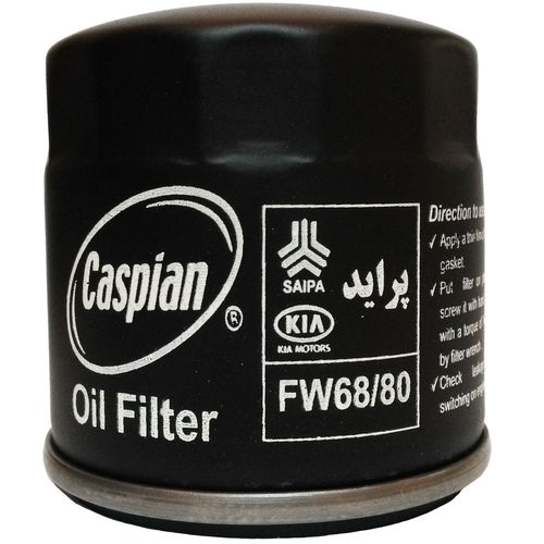 فیلتر روغن خودروی کاسپین مدل FW68/80 مناسب برای پراید صبا